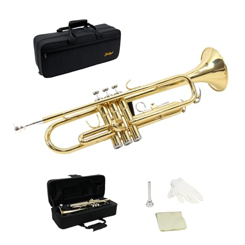 StarQuest Bb Trumpet | .460” Bore, Nickel-Plated Valves with Case