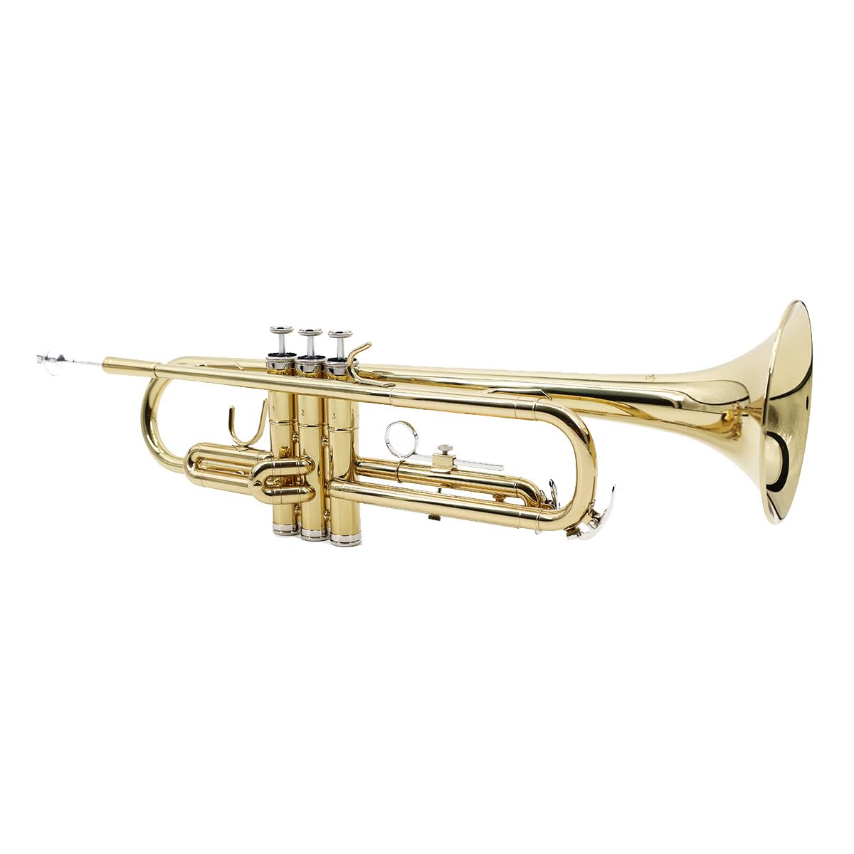 StarQuest Bb Trumpet | .460” Bore, Nickel-Plated Valves with Case