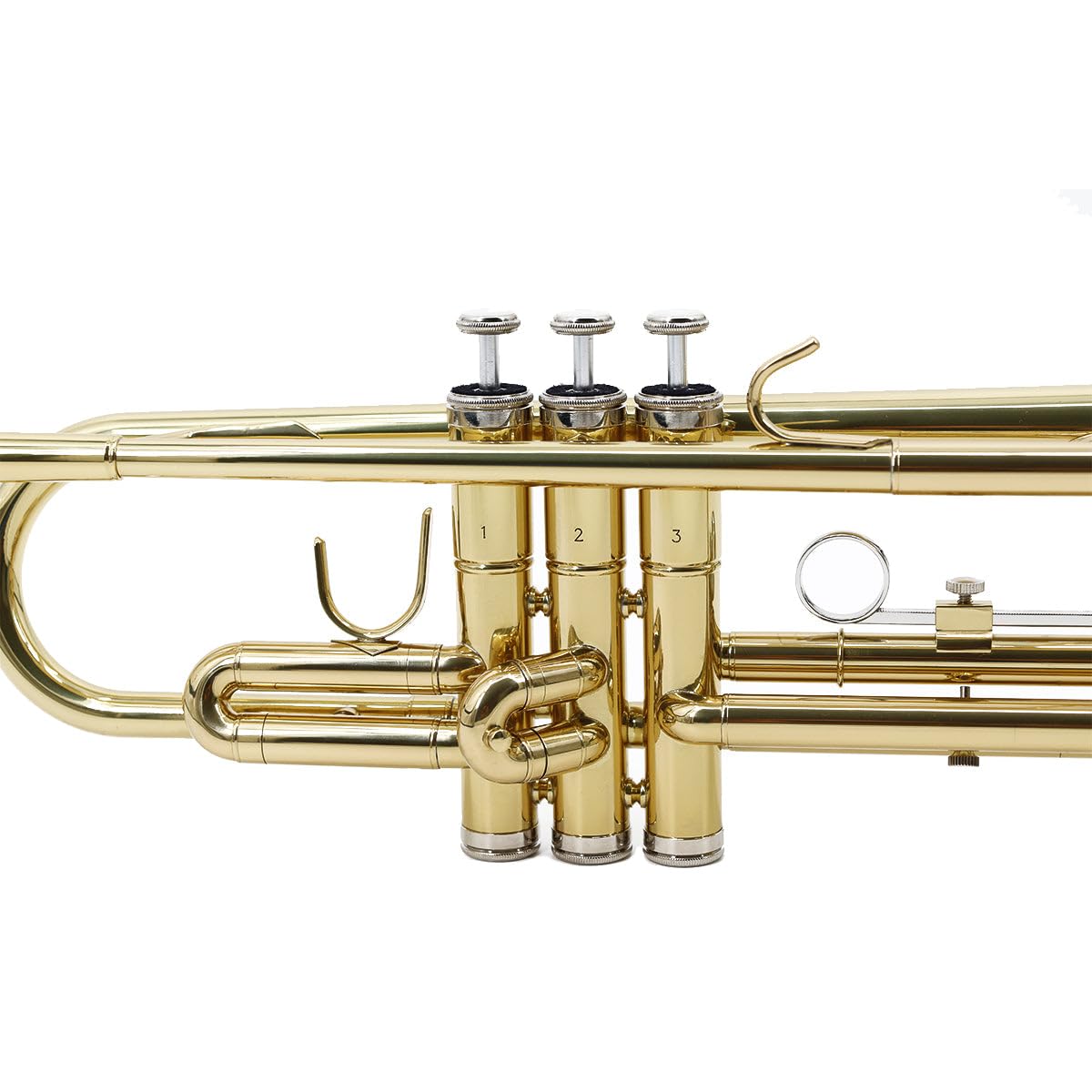 StarQuest Bb Trumpet | .460” Bore, Nickel-Plated Valves with Case