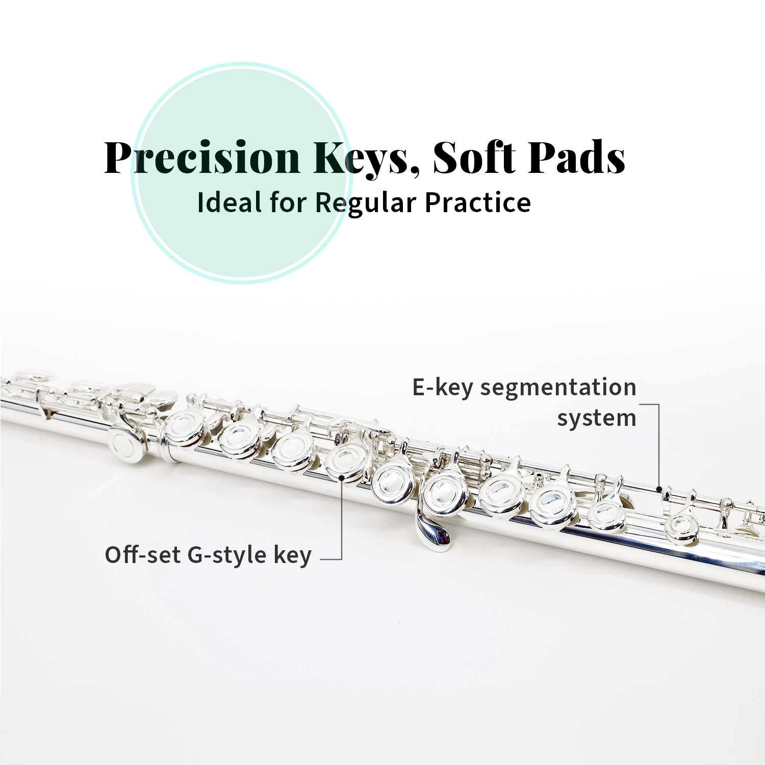 StarQuest Silver-Plated C Flute | Closed-Hole with Case