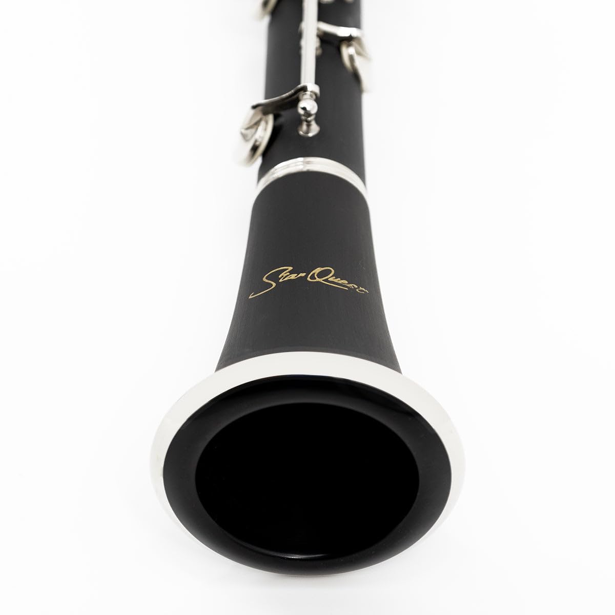 StarQuest Bb Clarinet Durable ABS Body with 17 Nickel-Plated Keys, Ideal for Beginners to Experienced Musicians, Hardened Case and Reed Included