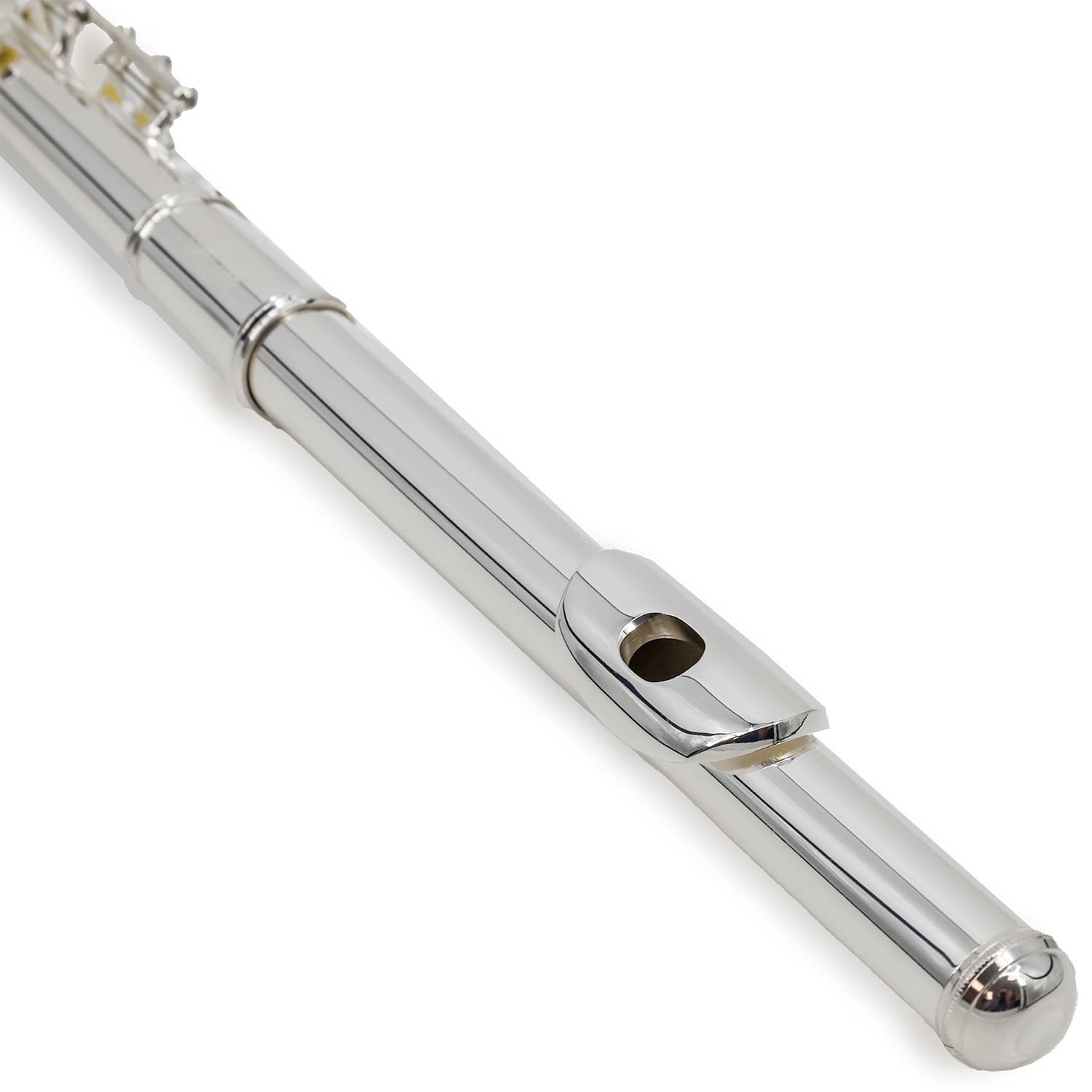 StarQuest SQ-FL250 Silver-Plated Closed-Hole C Flute - Premium Quality Instrument for Beginners and Experienced Musicians. Includes hard Protective Case